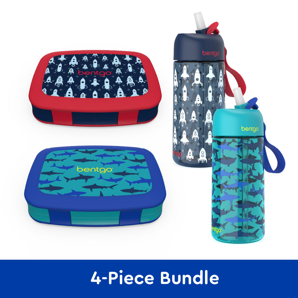 bentgo-kids-prints-lunch-boxes-and-water-bottles-y9 bentgo-lunch-box-bottle-bundle-rocket-shark-1.jpg